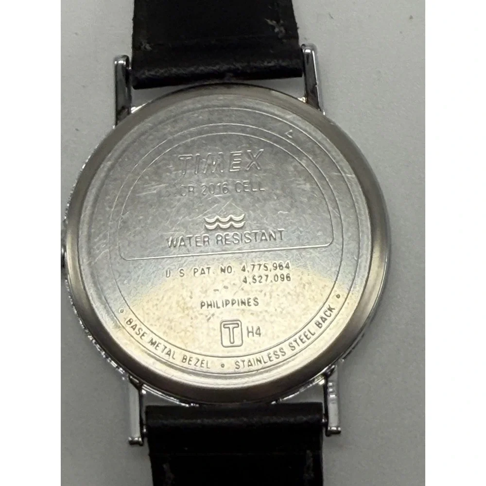 Timex New Battery Mens Watch 2000‎ Vintage New Old Stock 34MM 7.5